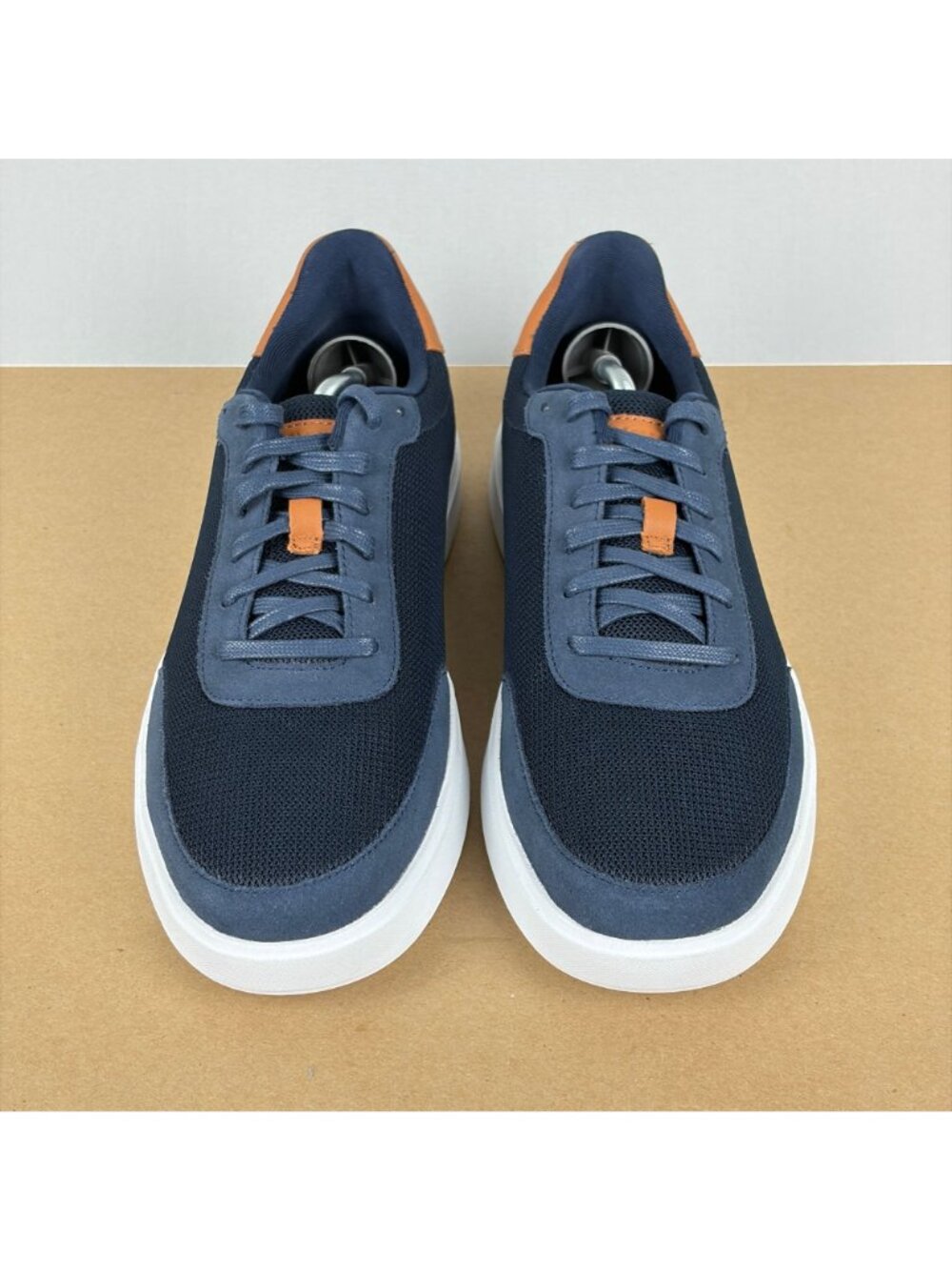 Cole Haan Grand Crosscourt Sideserve Casual Shoes Mens 10.5 Navy Blue Sneakers - Picture 2 of 10